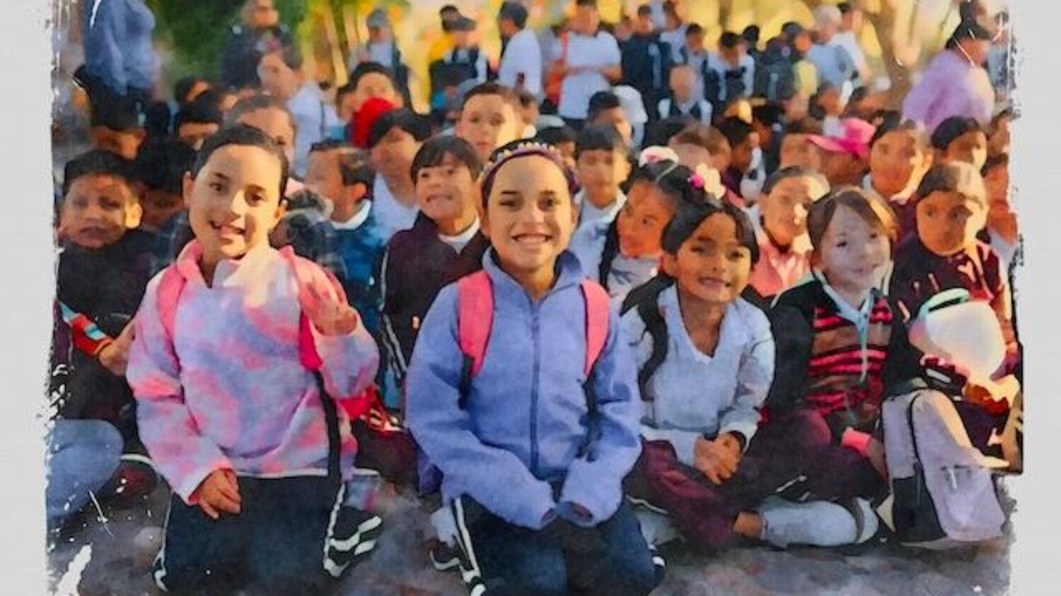 Children participating in CreArte's activities