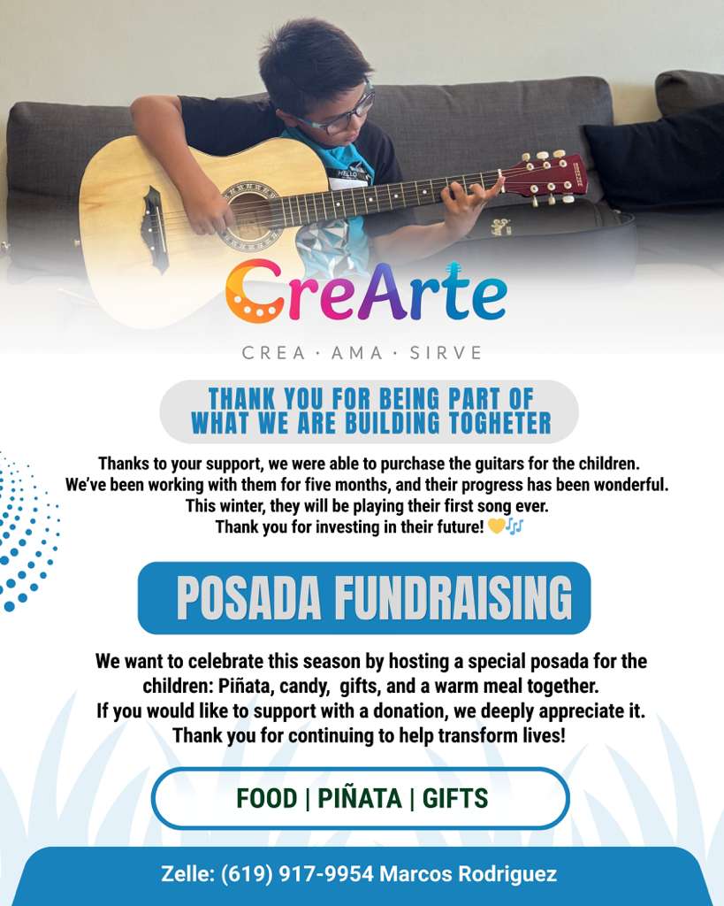 Poster for CreArte Initiatives